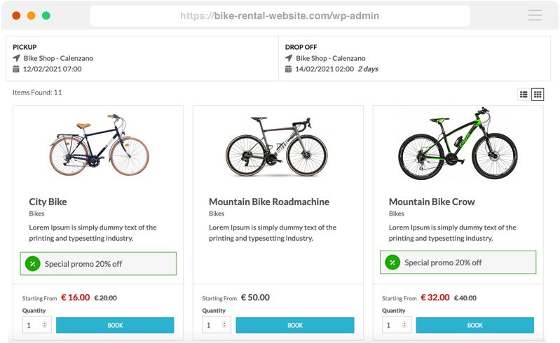 Noleggio Bici e Attrezzature